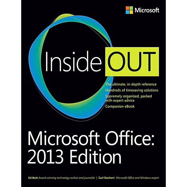 Microsoft Office Inside Out / Inside Out, Siechert Carl, Bott Ed