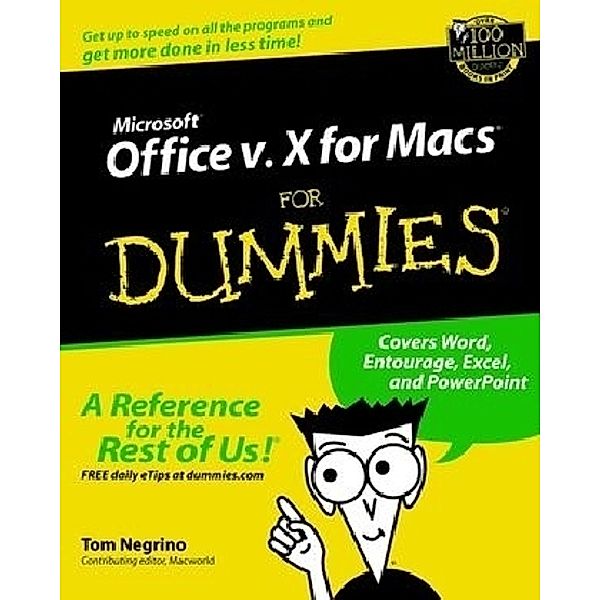 Microsoft Office v. X for Macs For Dummies, Tom Negrino