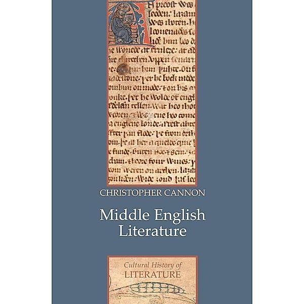 Middle English Literature / Cultural History of Literature, Christopher Cannon