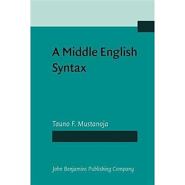 Middle English Syntax, Tauno F. Mustanoja