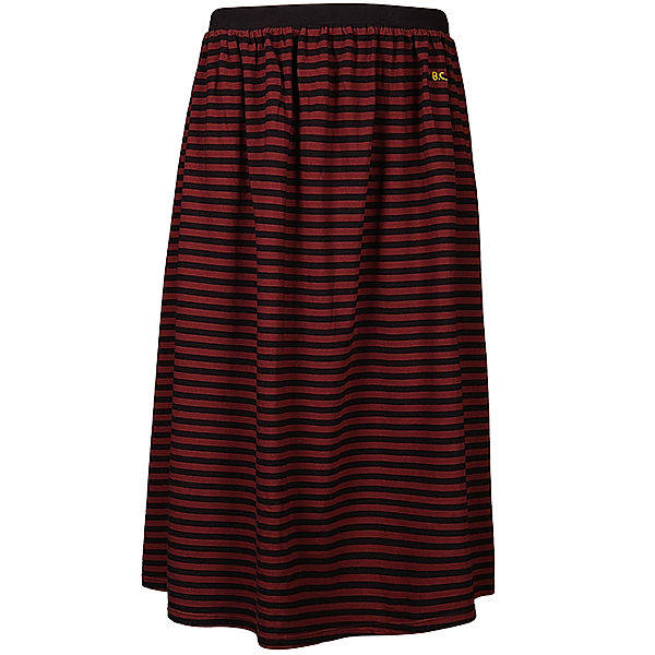 Bobo Choses Midi-Rock STRIPED in weinrot