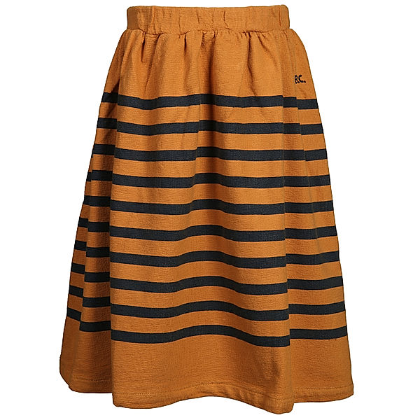 Bobo Choses Midi-Rock STRIPED – INCA GOLD in ocker