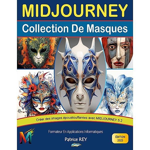 Midjourney 5.2 - Collection de masques, patrice rey