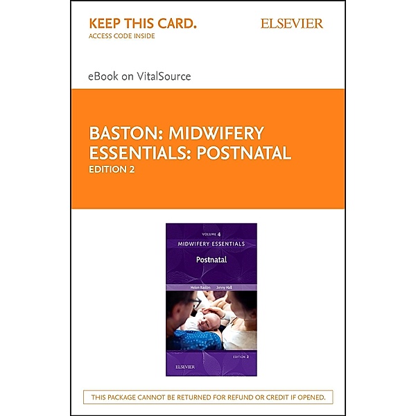 Midwifery Essentials: Postnatal E-Book / Midwifery Essentials Bd.4, Helen Baston, Jennifer Hall
