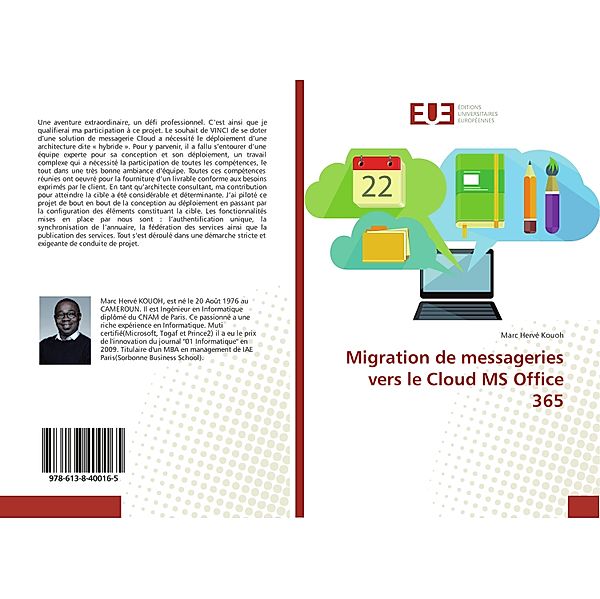 Migration de messageries vers le Cloud MS Office 365, Marc Hervé Kouoh