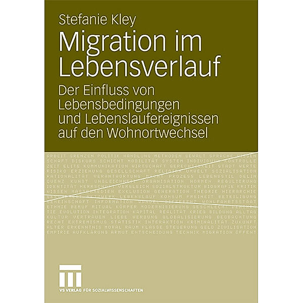 Migration im Lebensverlauf, Stefanie Kley