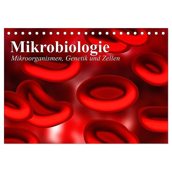 Mikrobiologie. Mikroorganismen, Genetik und Zellen (Tischkalender 2024 DIN A5 quer), CALVENDO Monatskalender, Elisabeth Stanzer