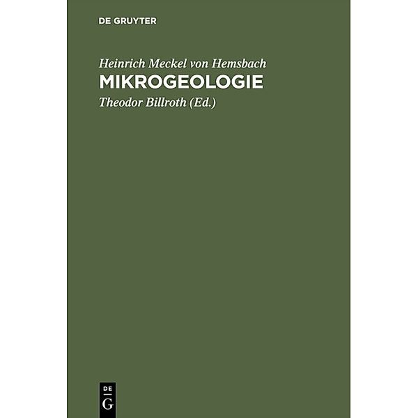 Mikrogeologie, Heinrich Meckel von Hemsbach