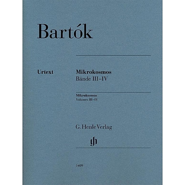 Mikrokosmos, Klavier zu zwei Händen, Bände III-IV Béla Bartók - Mikrokosmos