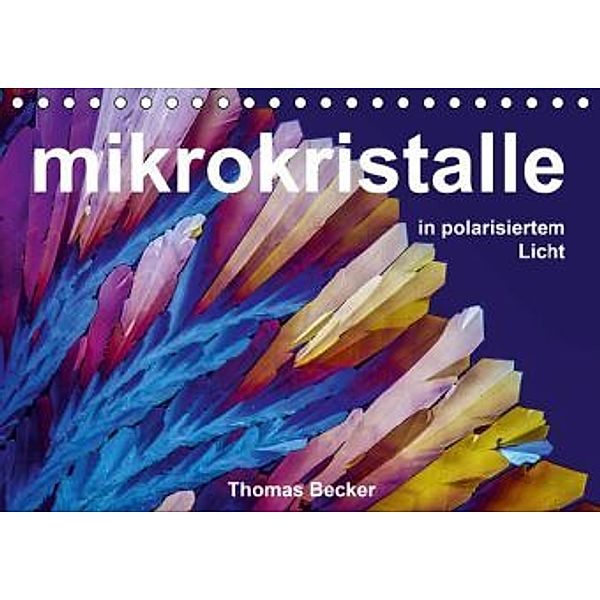 Mikrokristalle in polarisiertem Licht (Tischkalender 2016 DIN A5 quer), Thomas Becker