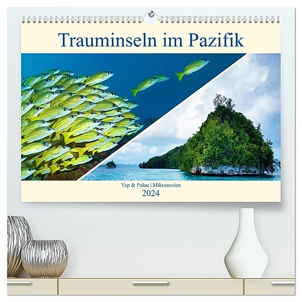 Mikronesien: Yap und Palau (hochwertiger Premium Wandkalender 2024 DIN A2 quer), Kunstdruck in Hochglanz, Ute Niemann