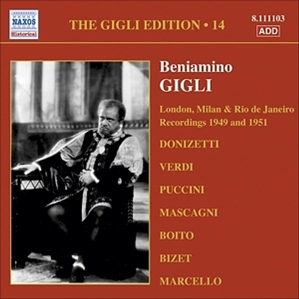 Milan And London 1949-1951, Beniamino Gigli