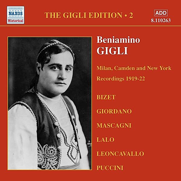 Milan,Camden And New York, Beniamino Gigli