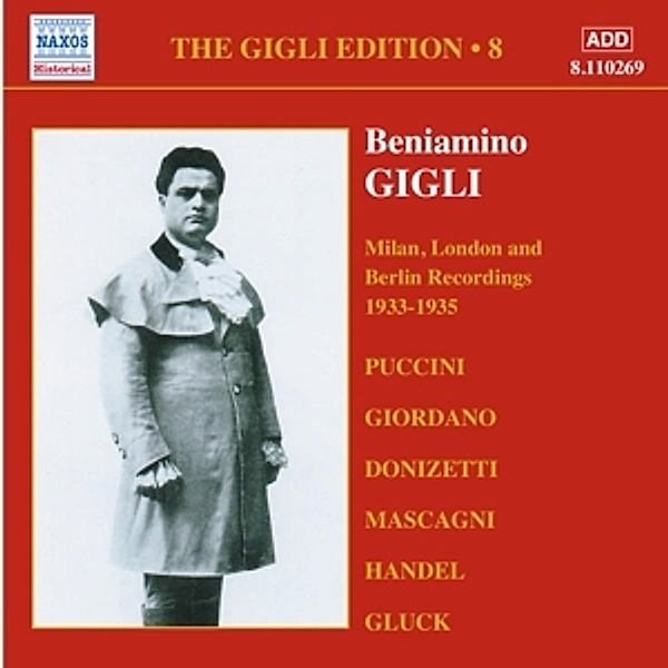 Milan,London,Berlin (Vol.8), Beniamino Gigli