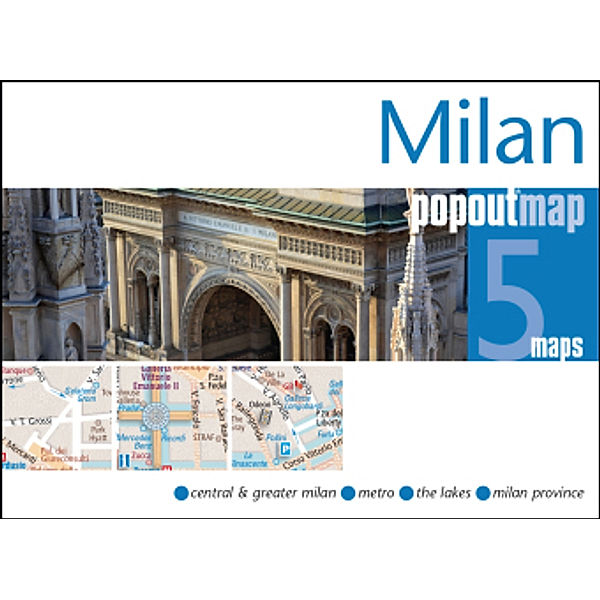 Milan PopOut Map, 5 maps