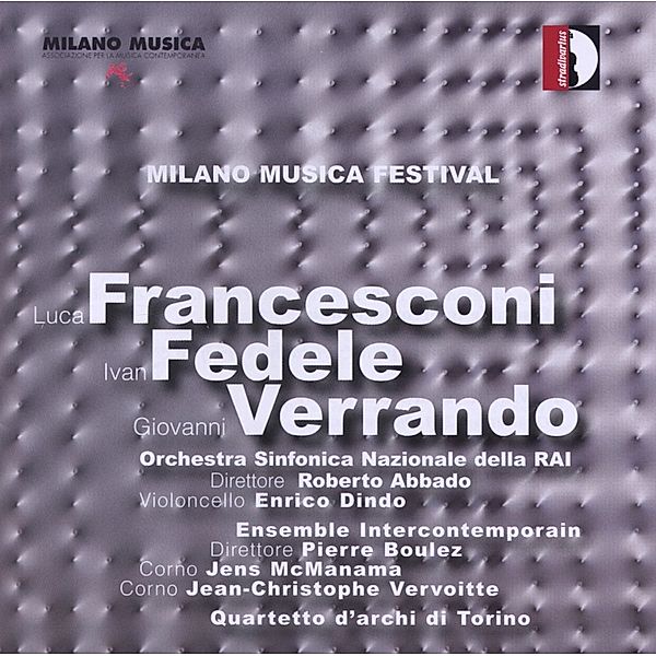 Milano Musica Festival Vol.5, Abbado, Dindo, Boulez, Mcmanama, Vervoitte