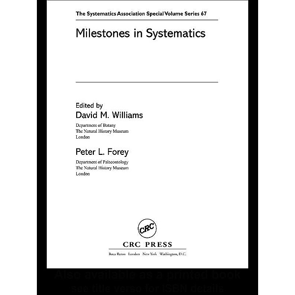 Milestones in Systematics