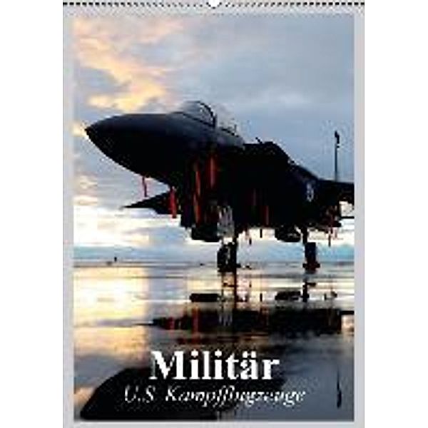 Militär. U.S. Kampfflugzeuge (Wandkalender 2016 DIN A2 hoch), Elisabeth Stanzer