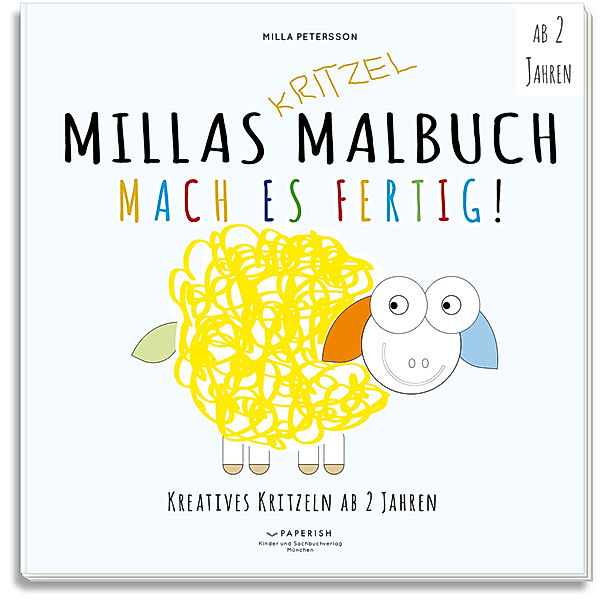 Millas Kritzel Malbuch - Mach es Fertig!, Milla Petersson