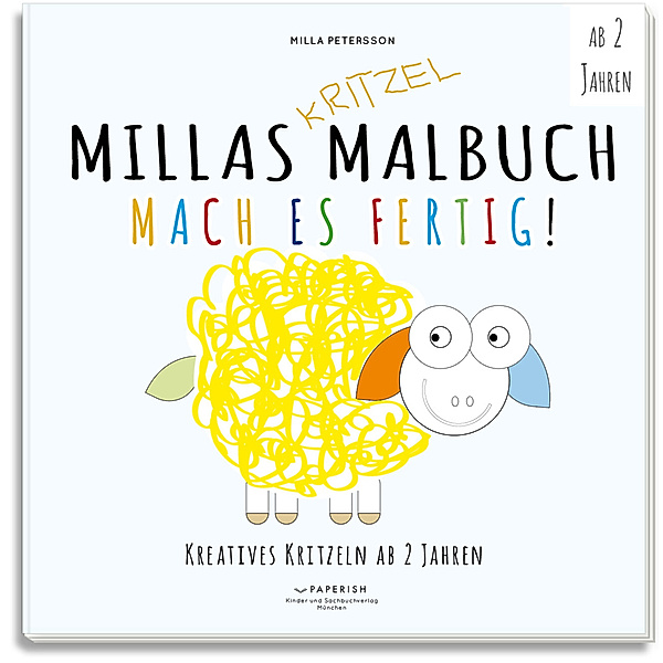 Millas Kritzel Malbuch - Mach es Fertig!, Milla Petersson