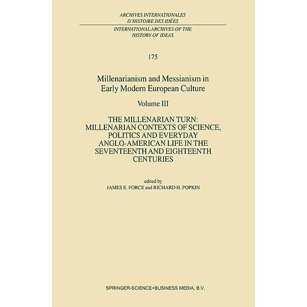 Millenarianism and Messianism in Early Modern European Culture