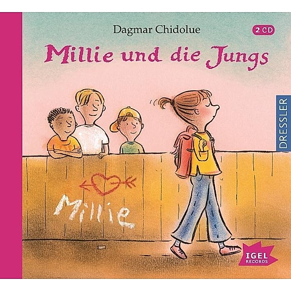 Millie und die Jungs, 2 Audio-CDs, Dagmar Chidolue