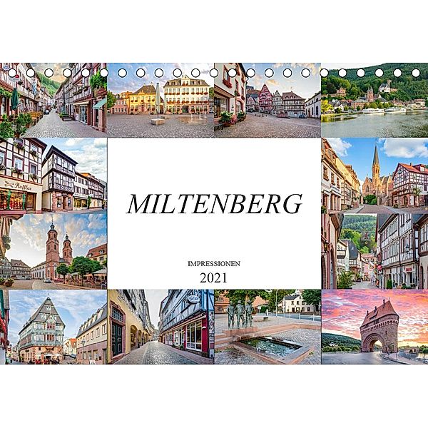 Miltenberg Impressionen (Tischkalender 2021 DIN A5 quer), Dirk Meutzner