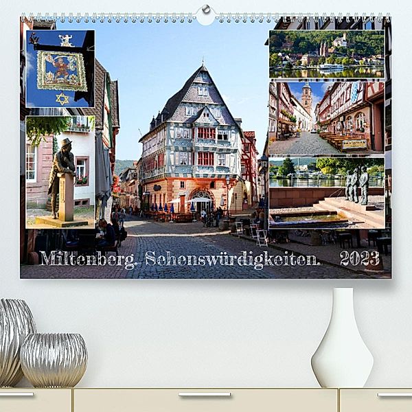 Miltenberg. Sehenswürdigkeiten. (Premium, hochwertiger DIN A2 Wandkalender 2023, Kunstdruck in Hochglanz), Sergej Schmidt