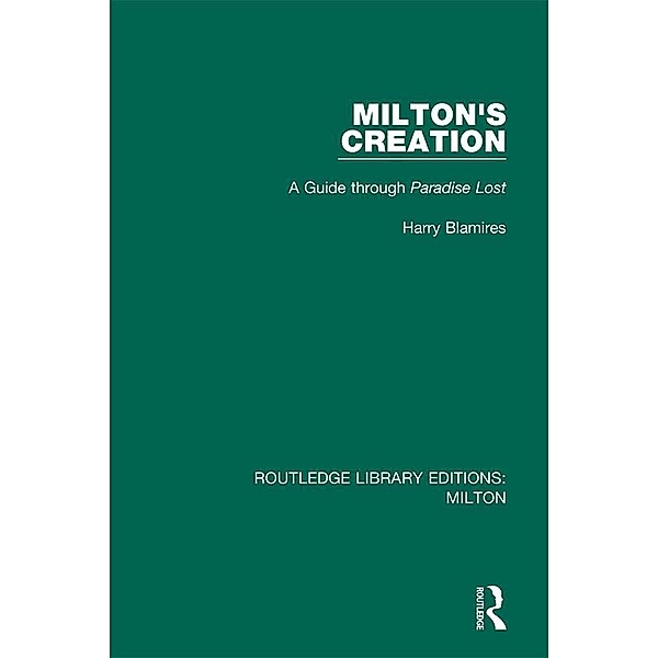 Milton's Creation, Harry Blamires