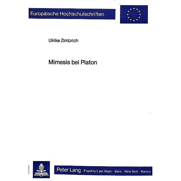 Mimesis bei Platon, Ulrike Zimbrich