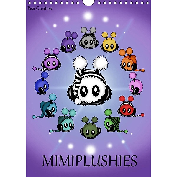 Mimiplushies (Wandkalender 2021 DIN A4 hoch), Pezi Creation / Petra Haberhauer