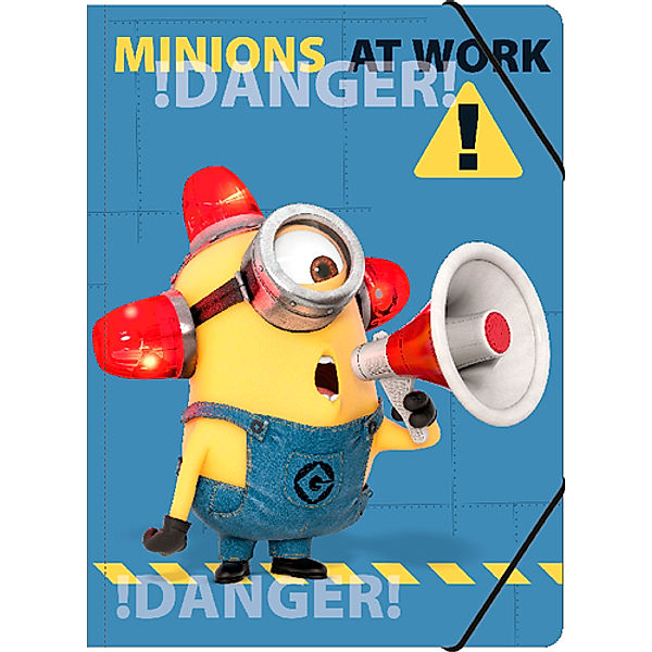 Undercover MIN Minions Gummizugmappe A4