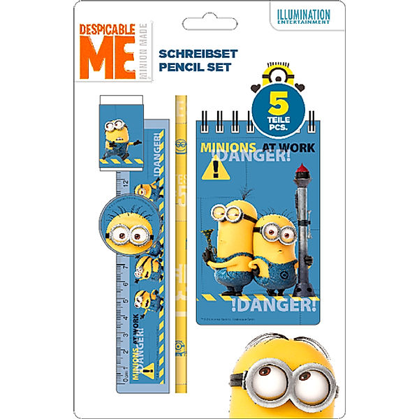 Undercover MIN Minions Schreibset 5-tlg.