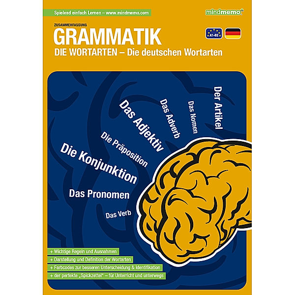 mindmemo Lernfolder - Grammatik - Die deutschen Wortarten, Henry Fischer, Philipp Hunstein