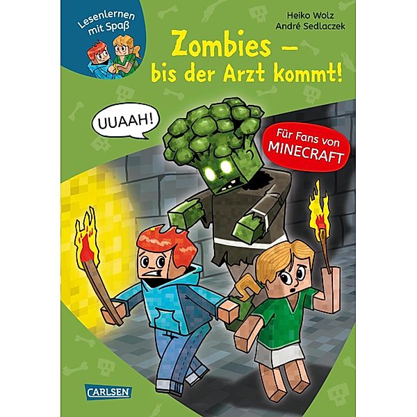Minecraft 1: Zombies - bis der Arzt kommt! / Lesenlernen mit Spass - Minecraft Bd.1, Heiko Wolz