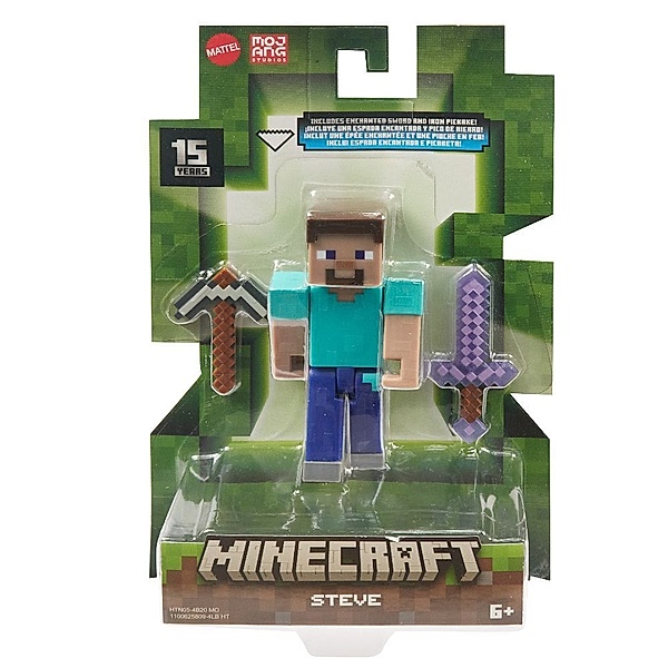 Mattel Minecraft 3.25 Core Figure Steve
