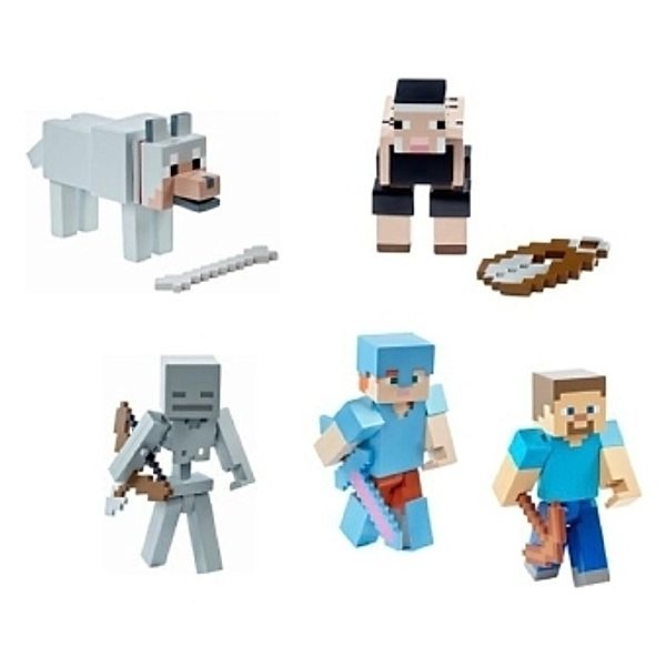 Minecraft Aktionsfiguren Sortiment 14 cm