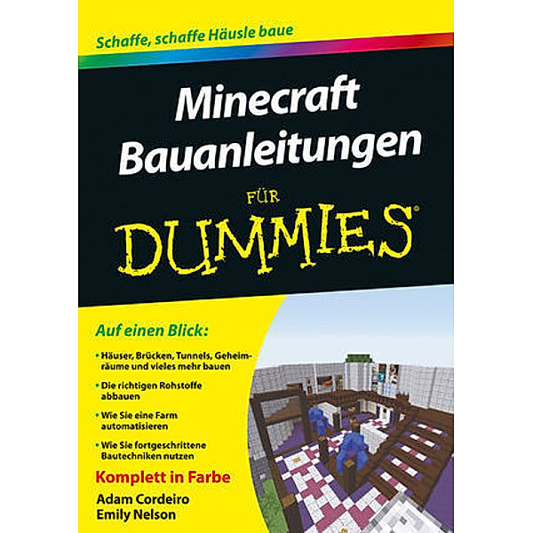 Minecraft Bauanleitungen für Dummies, Adam Cordeiro, Emily Nelson