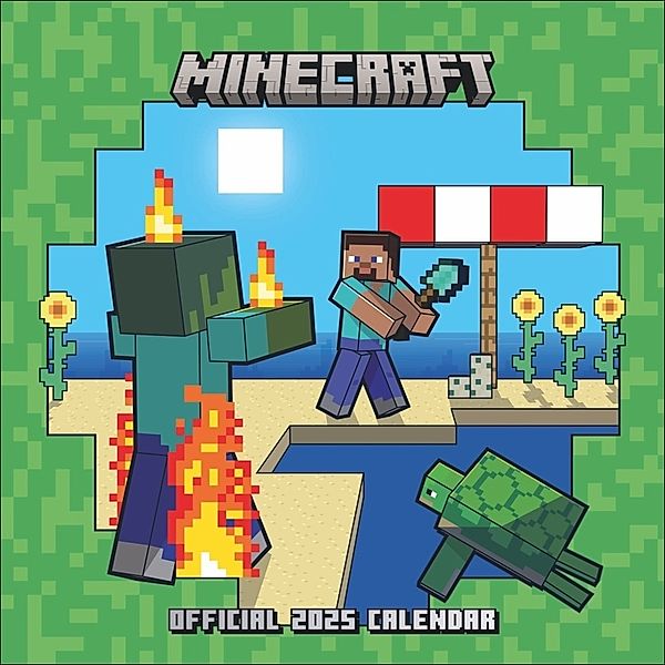 Minecraft Broschurkalender 2025