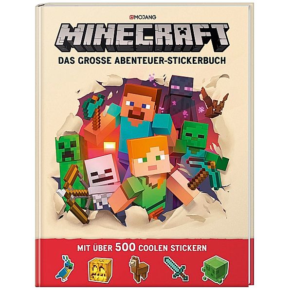Minecraft - Das grosse Abenteuer-Stickerbuch, Minecraft