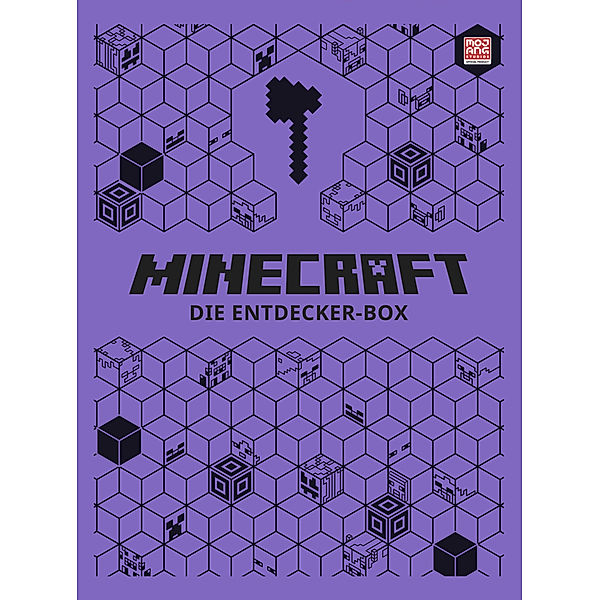 Minecraft - Die Entdecker-Box. Geschenkschuber mit drei exklusiven Sonderausgaben, Poster, Türhänger und jede Menge Rätselspaß, Minecraft