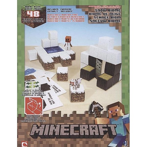 NBG Minecraft Papierset Schneebiom