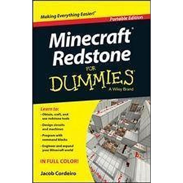 Minecraft Redstone For Dummies, Portable Edition, Jacob Cordeiro