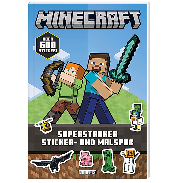 Minecraft: Superstarker Sticker- und Malspaß, Panini