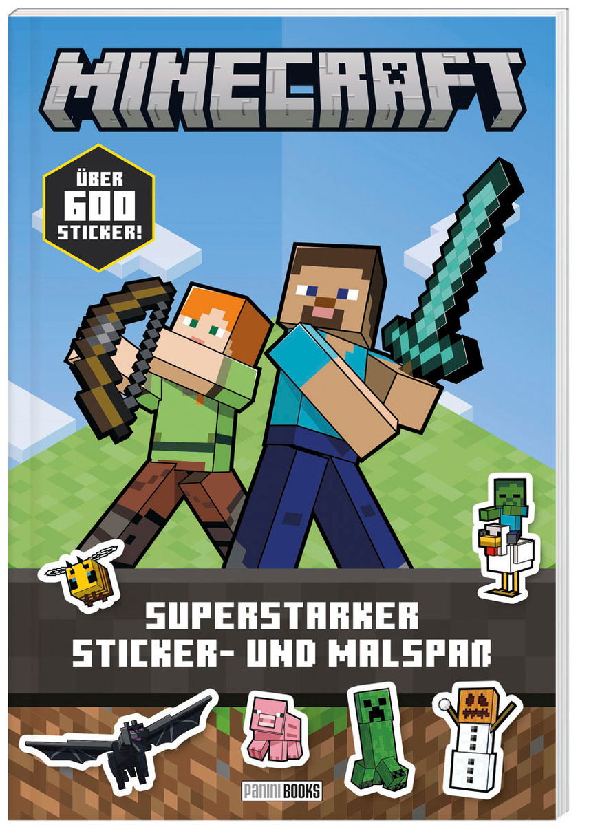Minecraft: Superstarker Sticker- und Malspass Buch - Weltbild.ch