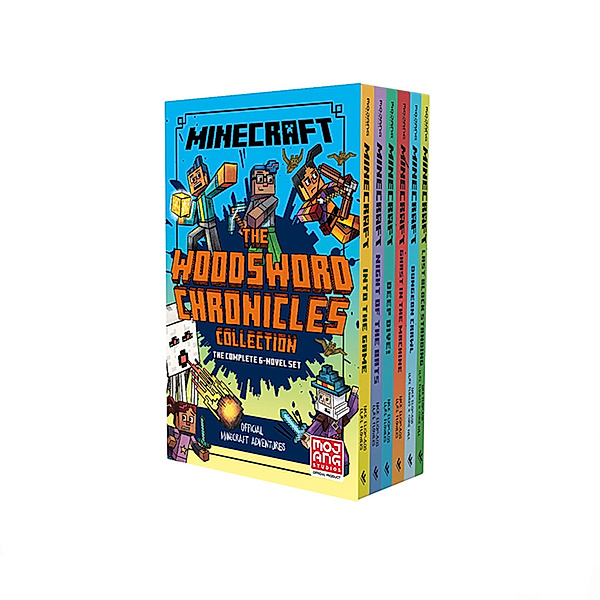 Minecraft Woodsword Chronicles 6 Book Slipcase, Nick Eliopulos