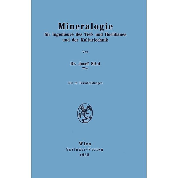 Mineralogie, Josef Stini