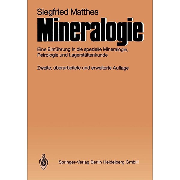 Mineralogie, Siegfried Matthes