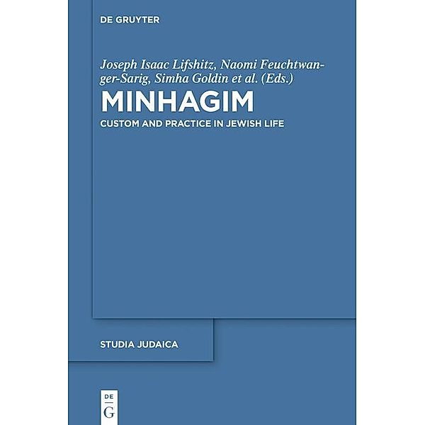 Minhagim / Studia Judaica Bd.81