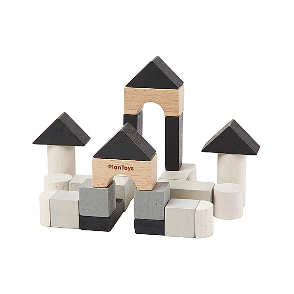 Plan Toys Mini-Bauklötze CONSTRUCTION SET aus Holz